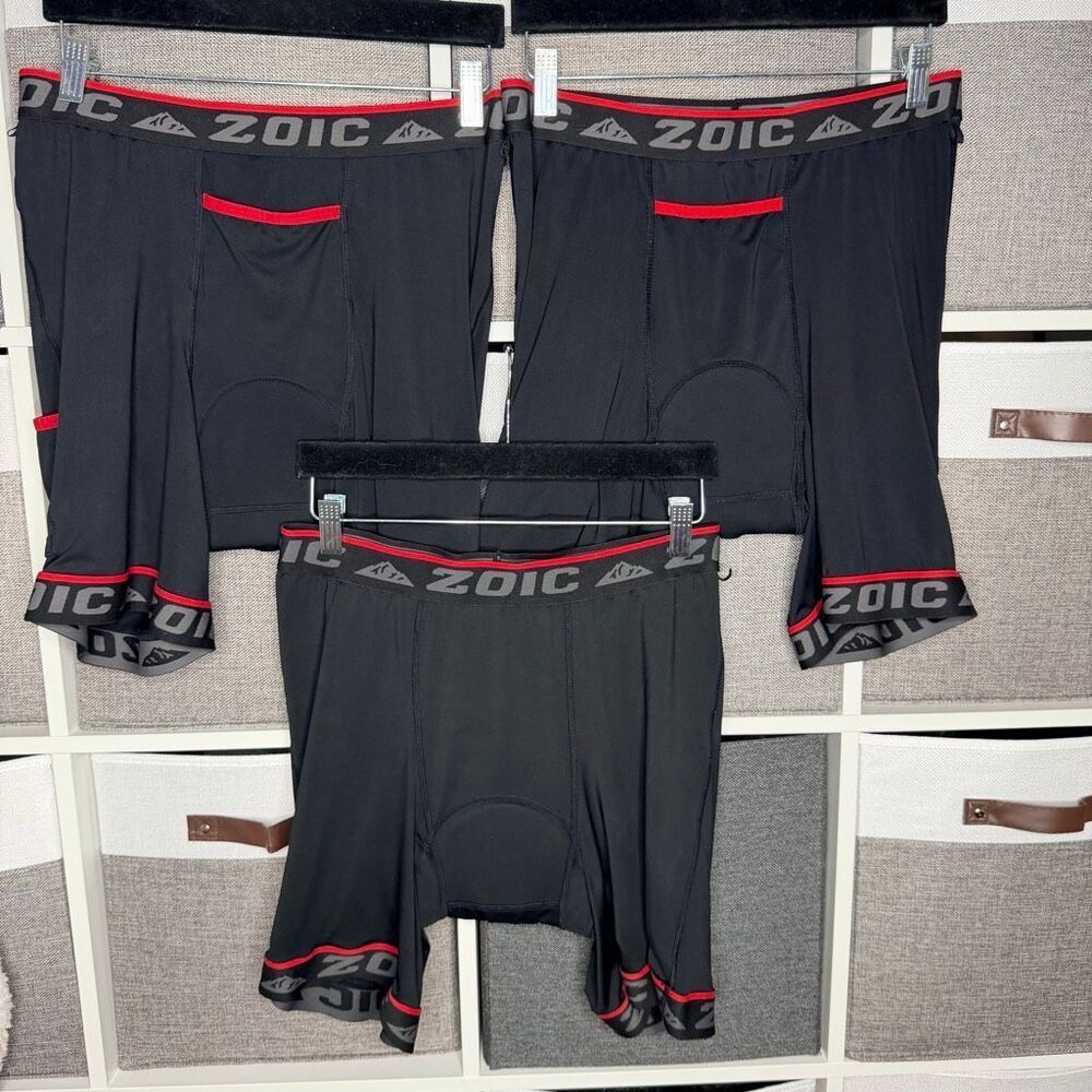 Zoic Men’s Cycling Padded Shorts Bundle Size Large/XL